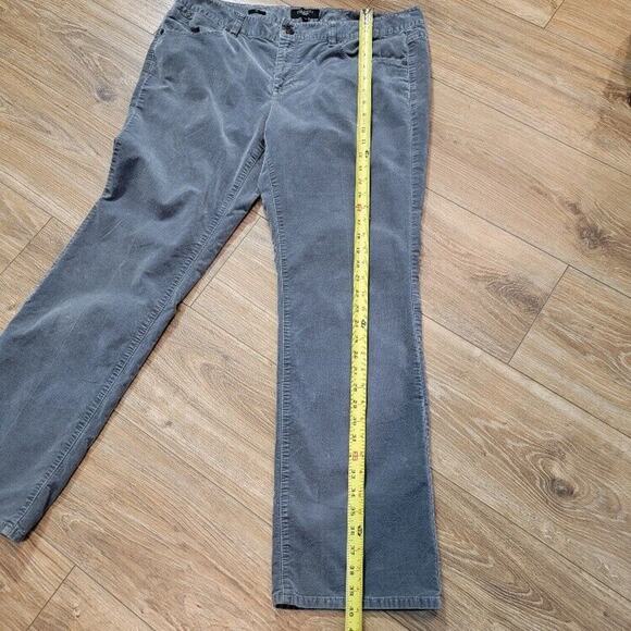 Talbots Pants Trousers Women's Faux Suede Sz 16W Stretch Gray - Picture 12 of 15